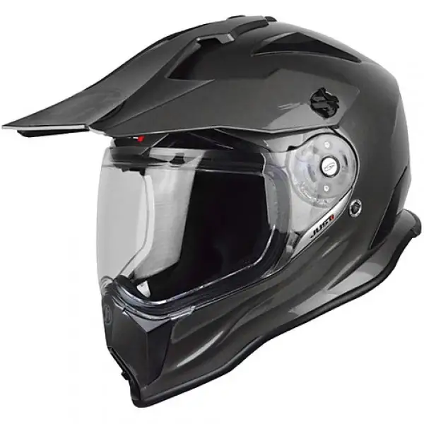 Just1 cross and enduro helmet J14 Adventure Solid carbon grey