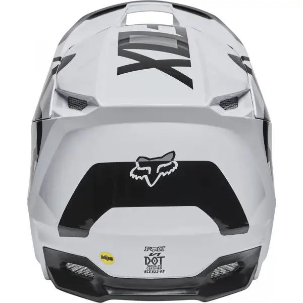 Fox Racing V1 LUX MX Helmet Black White
