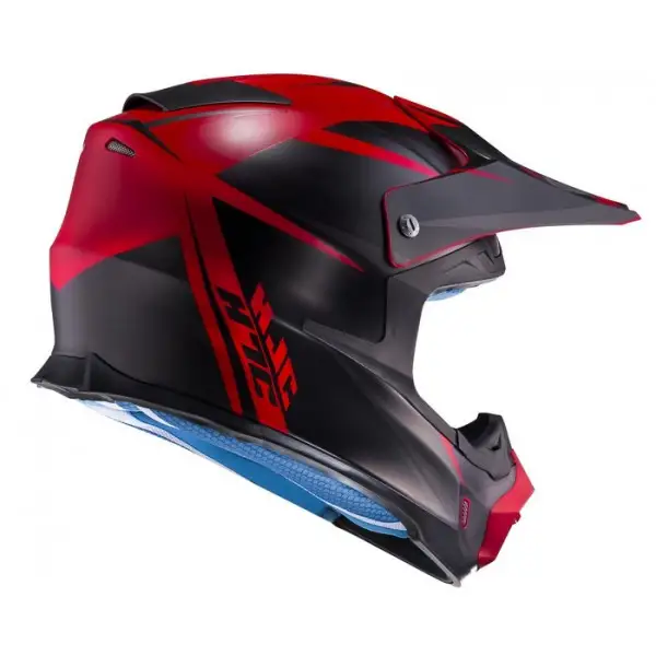 HJC FX-cross Axis MC1SF cross helmet black red