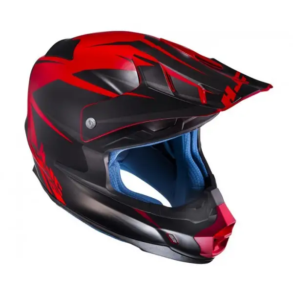 HJC FX-cross Axis MC1SF cross helmet black red