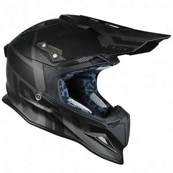 Just1 J12 Unit cross helmet Black