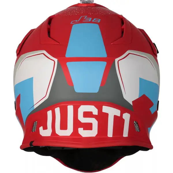 Just1 J38 KORNER cross helmet Blue Red
