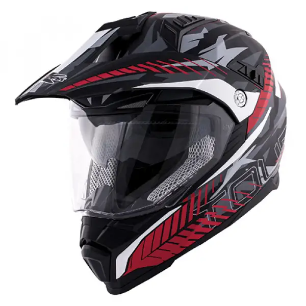 Kappa cross helmet KV30 Enduro Track camouflage red black