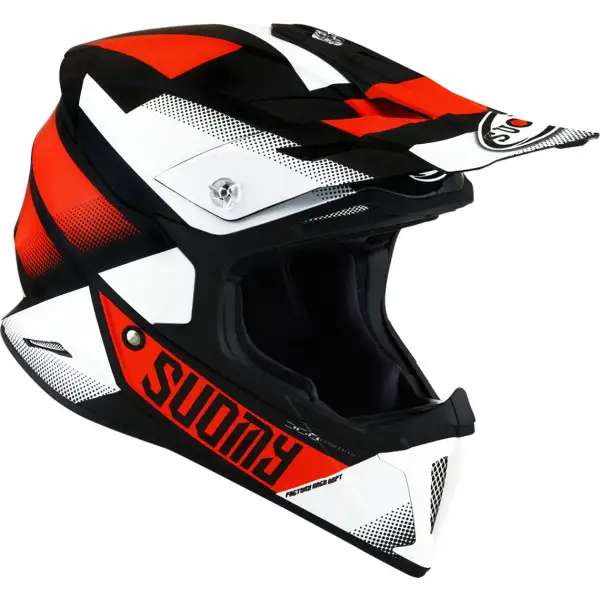 Suomy X-WING GRIP cross helmet Black Orange