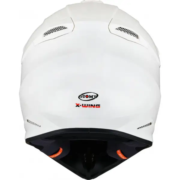 Suomy X-WING PLAIN cross helmet White