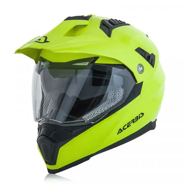 Full face helmet Acerbis Flip Fs-606 Shiny Fluo Yellow