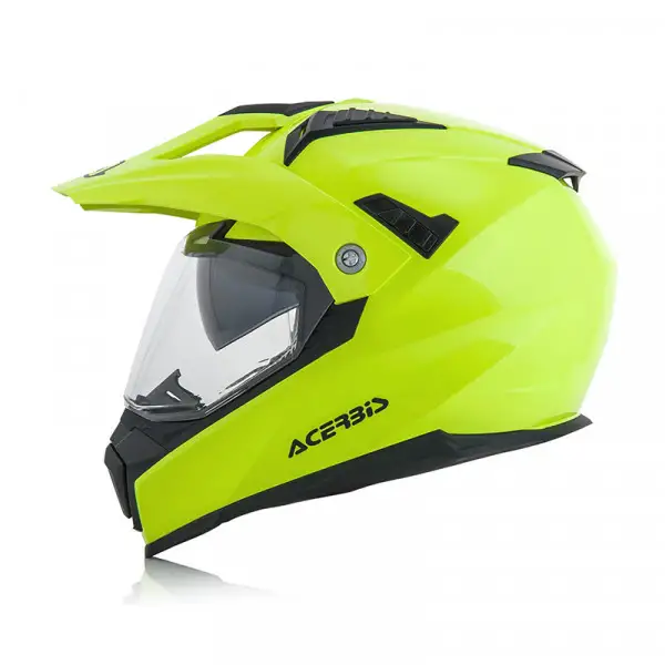 Full face helmet Acerbis Flip Fs-606 Shiny Fluo Yellow