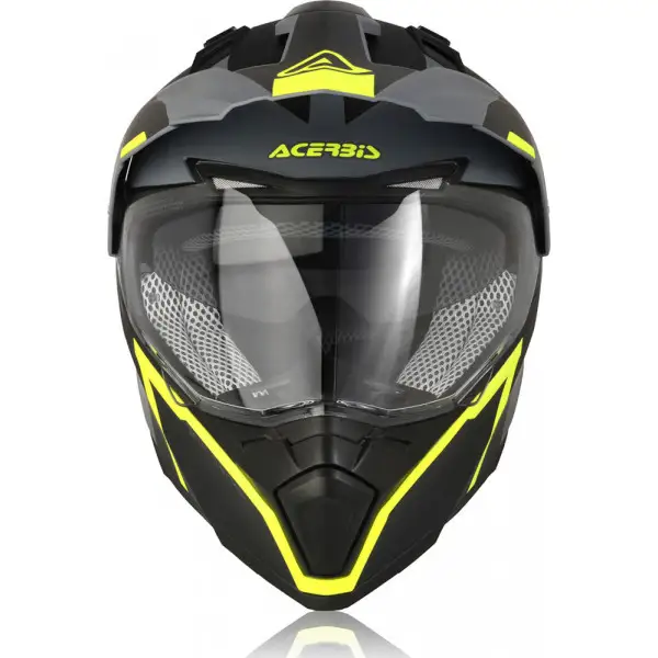 Acerbis Flip Fs-606 full face helmet Black Grey