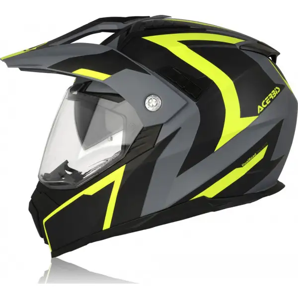 Acerbis Flip Fs-606 full face helmet Black Grey