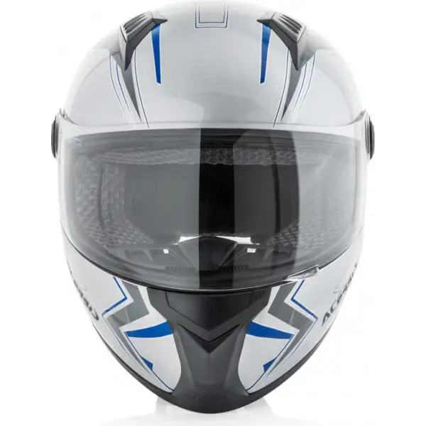 Acerbis FS-807 full face helmet Silver Blue