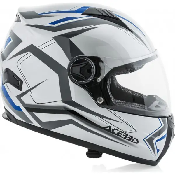 Acerbis FS-807 full face helmet Silver Blue