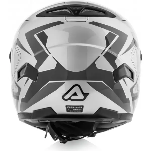 Acerbis FS-807 full face helmet Silver Grey