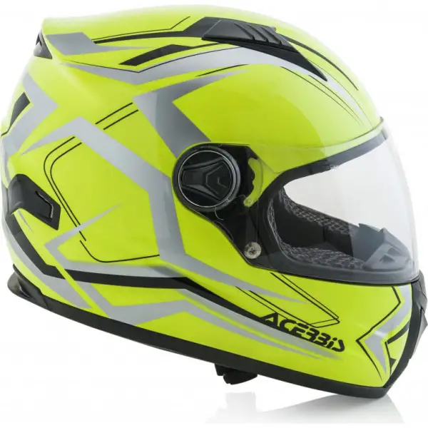 Acerbis FS-807 full face helmet Yellow Silver