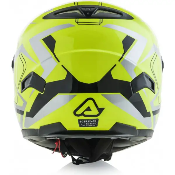 Acerbis FS-807 full face helmet Yellow Silver
