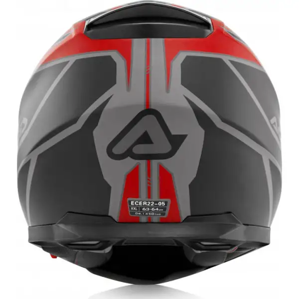 Acerbis X-STREET FS-816 full face helmet Red Black