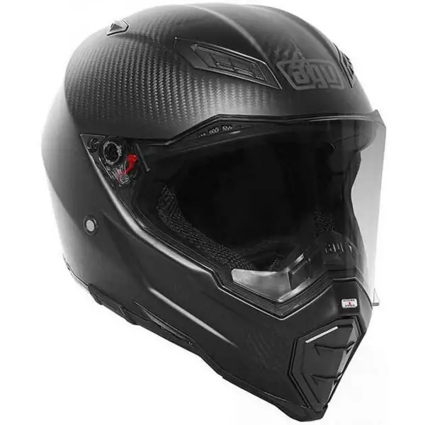 Agv AX-8 Naked Carbon Mono matt carbon full face helmet