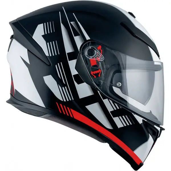 Agv GT K-5 S Multi Darkstorm matt black red Pinlock full face helmet