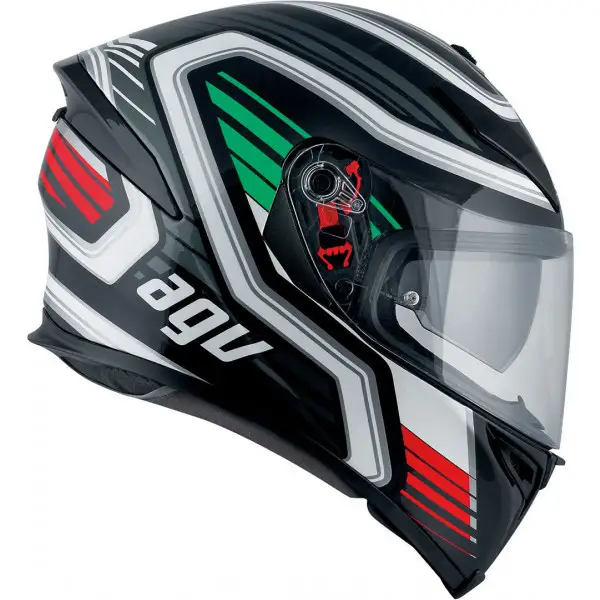 Agv GT K-5 S Multi Firerace black italy Pinlock full face helmet