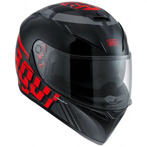 Casco integrale Agv K-3 SV Multi Myth nero grigio rosso