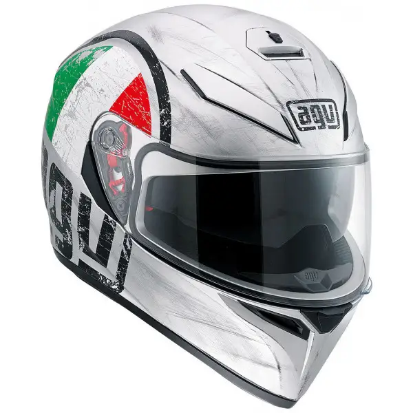 Casco integrale Agv K-3 SV Multi Scudetto argento opaco