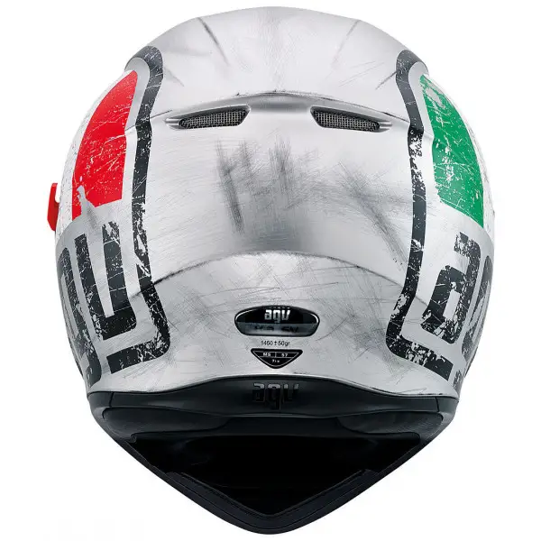 Casco integrale Agv K-3 SV Multi Scudetto argento opaco