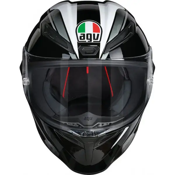 Agv Race Veloce S Multi Fulmine black grey Pinlock full face helmet
