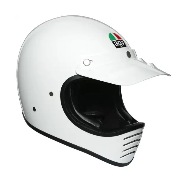 AGV X101 SOLID full face helmet fiber White