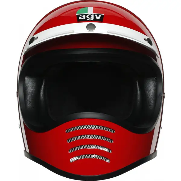 AGV X101 SOLID full face helmet fiber Red