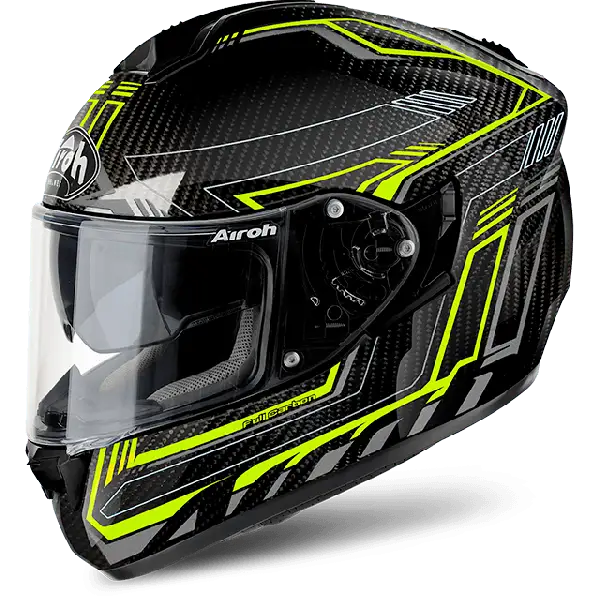 Airoh St 701 Pinlock Included  Safety full carbon full face helmet yellow gloss