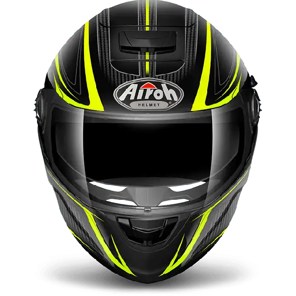 Airoh Storm Sharpen full face helmet black yellow fluo