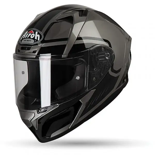 Airoh Valor Marshall full face helmet grey gloss