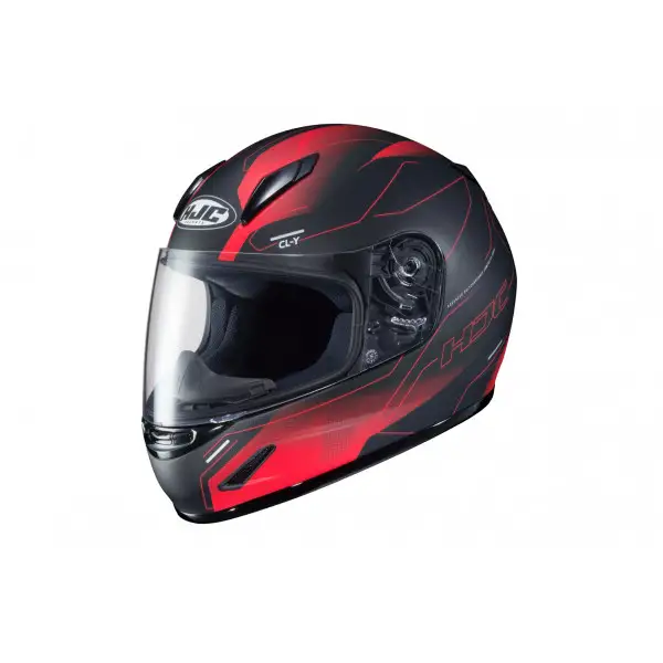 HJC CL-Y TAZE kid full face helmet MC1SF Black Red