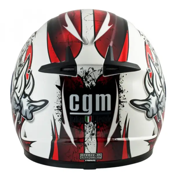 Full face helmet CGM 302g Montreal Red