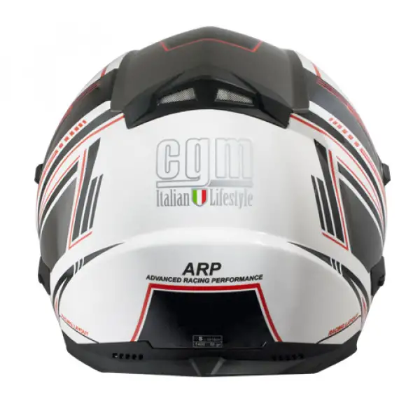 CGM Stoccarda 305G full face Helmet Metal Red