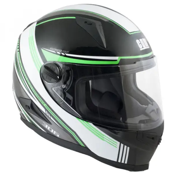 CGM Stoccarda 305G full face Helmet Green Metal