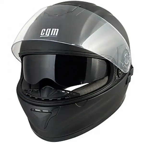 Full face helmet CGM Toronto double visor Black