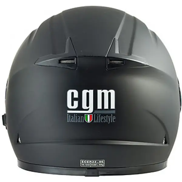 Full face helmet CGM Toronto double visor Black