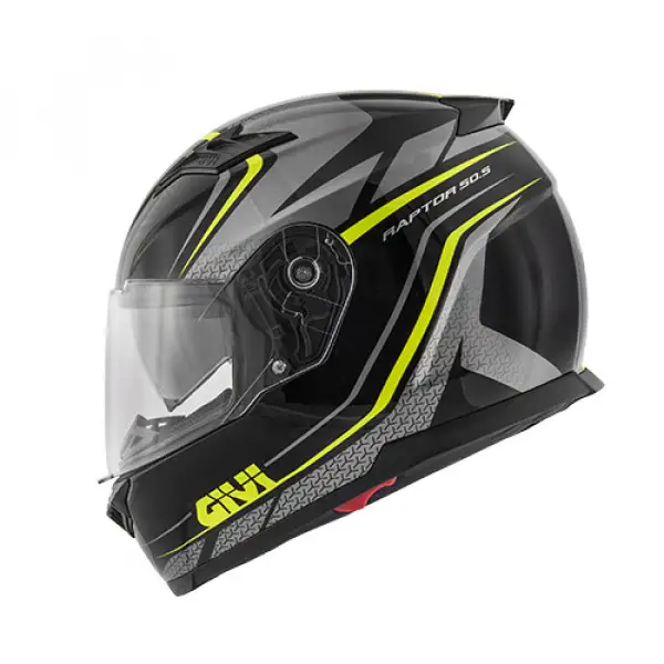 Givi 50.5 Tridion Raptor full face helmet Black Neon Yellow
