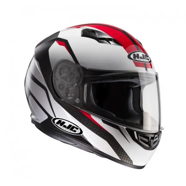 HJC CS-15 Sebka MC1 full face helmet black white red