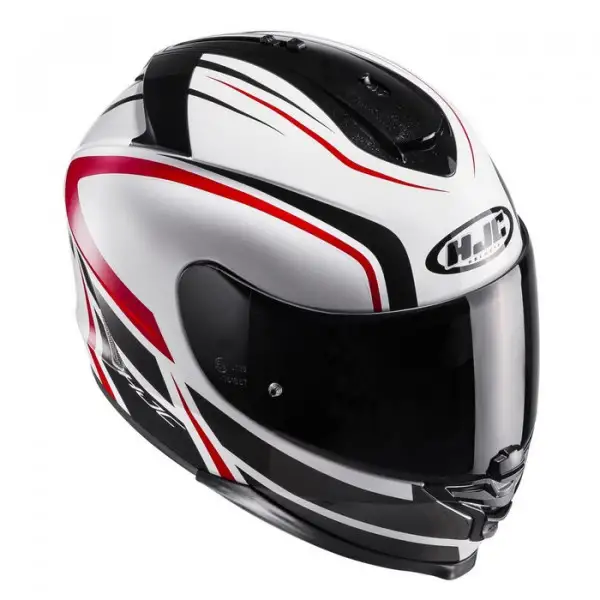 HJC IS-17 Cynapse MC1 full face helmet white black red