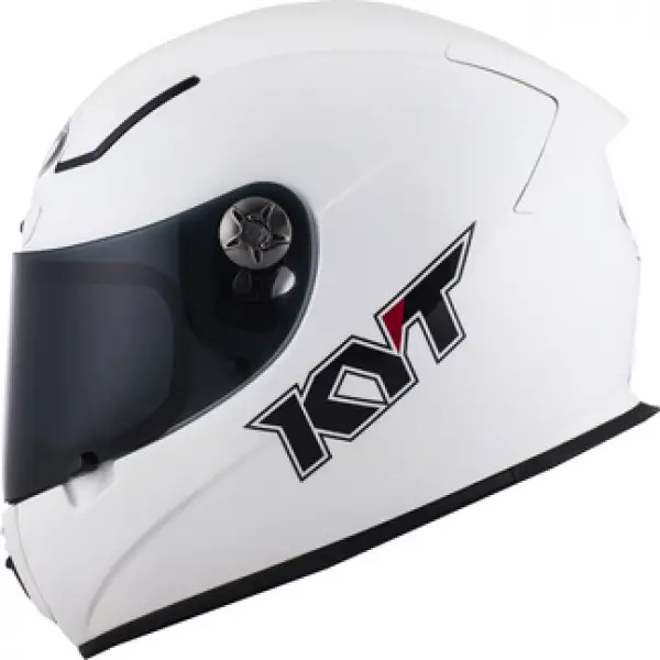 KYT full face helmet KR-1 Plain fiber white