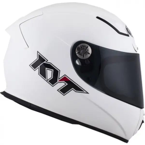 KYT full face helmet KR-1 Plain fiber white