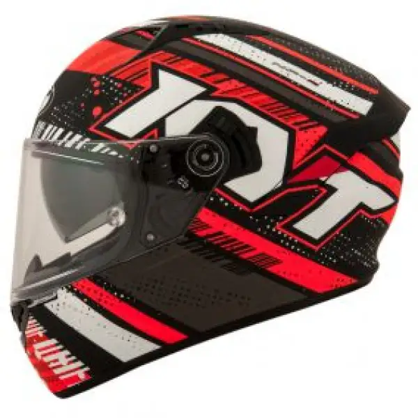 Kyt NF-R Energy full face helmet Matt Anthracite Red