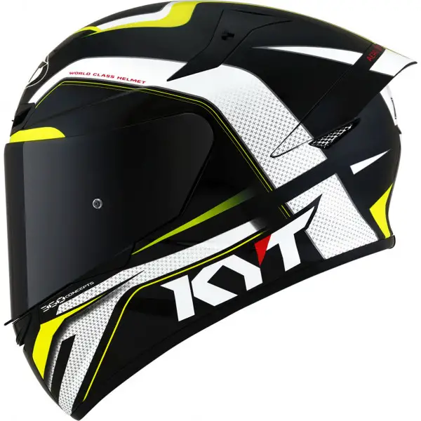 Kyt TT-COURSE GRAND PRIX full face helmet Black Yellow