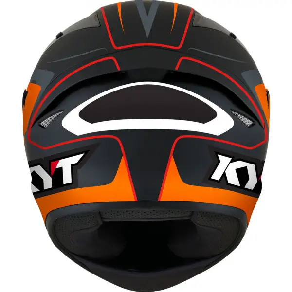 Kyt TT-COURSE OVERTECH full face helmet Black Orange
