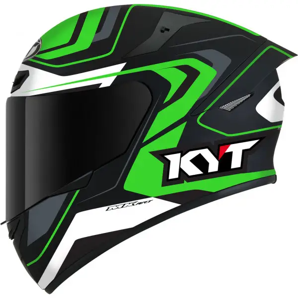 Kyt TT-COURSE OVERTECH full face helmet Black Green