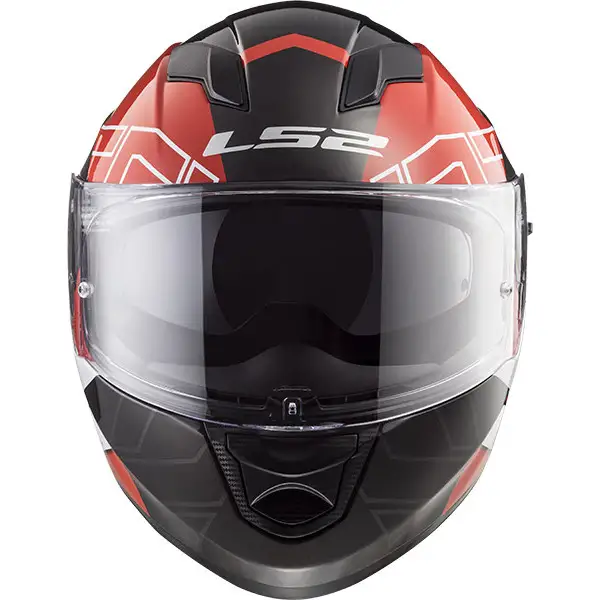 LS2 FF320 STREAM EVO KUB full face fiber helmet Rosso Nero