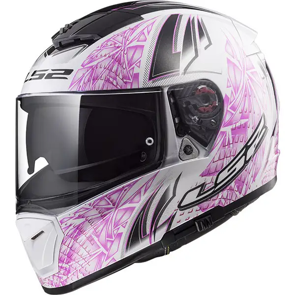 LS2 FF390 BREAKER RUMBLE full face helmet Bianco Rosa