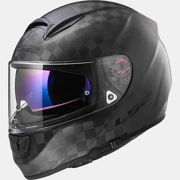 LS2 full-face helmet FF397 Vector C Matt Carbon