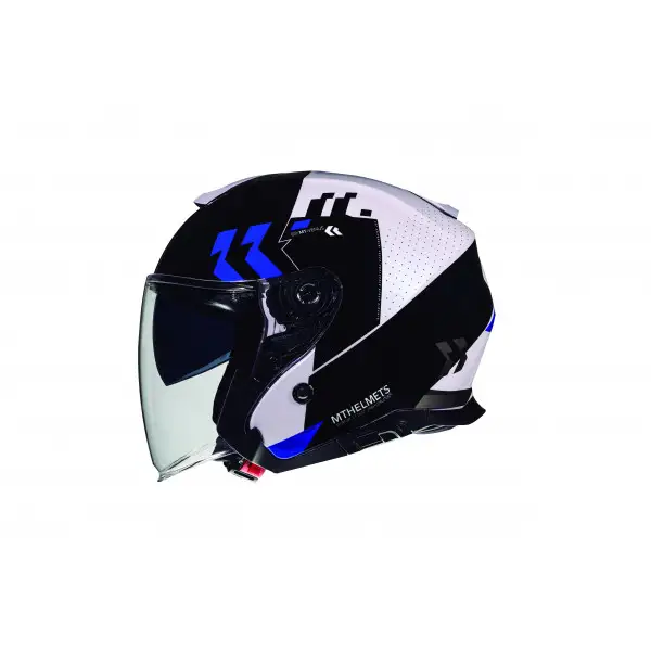 Mt Helmets Thunder 3 Sv Jet Venus A7 Gloss Pearl Blue Full Face Helmet